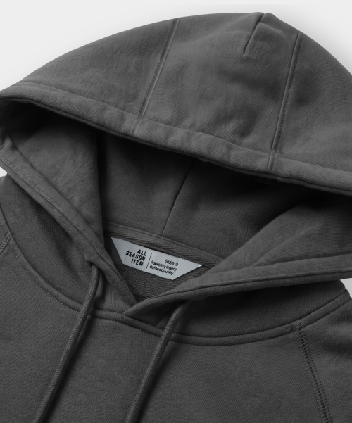 © EVERYONES ESSENTIAL SWEAT HOODED T-SHIRT (VTG FADE)_4 COLOR