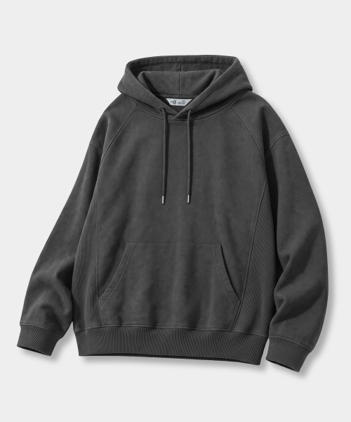 © EVERYONES ESSENTIAL SWEAT HOODED T-SHIRT (VTG FADE)_4 COLOR