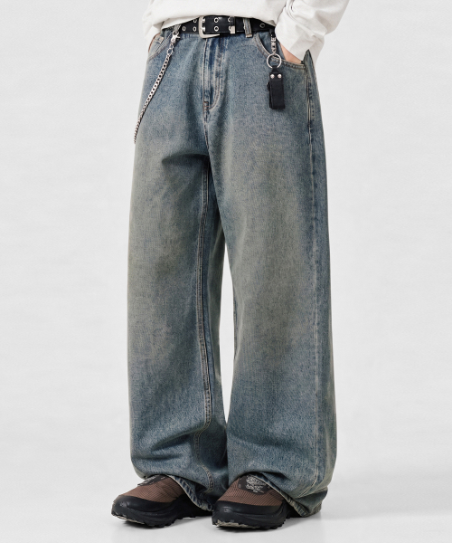 EVERYONES ESSENTIAL DENIM PANTS_(SEMI FLARE FIT) 4 COLOR