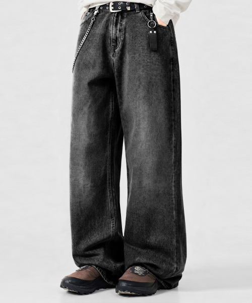 EVERYONES ESSENTIAL DENIM PANTS_(SEMI FLARE FIT) 4 COLOR