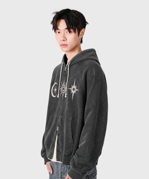 ASTRO ARTWORK HOODED ZIP-UP_2 COLOR