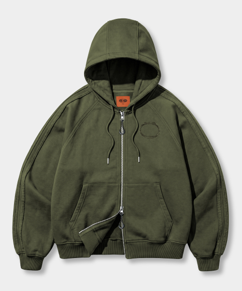 VLAD 2WAY PIGMENT TRACK HOODED ZIP-UP_3 COLOR