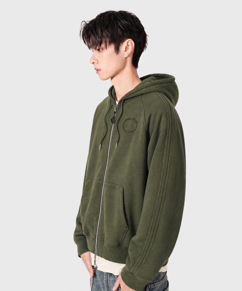 VLAD 2WAY PIGMENT TRACK HOODED ZIP-UP_3 COLOR