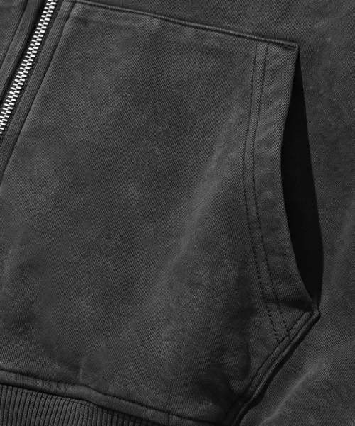 VLAD 2WAY PIGMENT TRACK HOODED ZIP-UP_3 COLOR