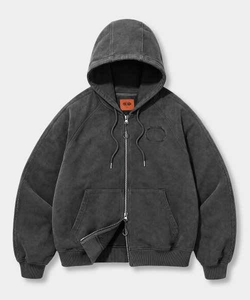 VLAD 2WAY PIGMENT TRACK HOODED ZIP-UP_3 COLOR