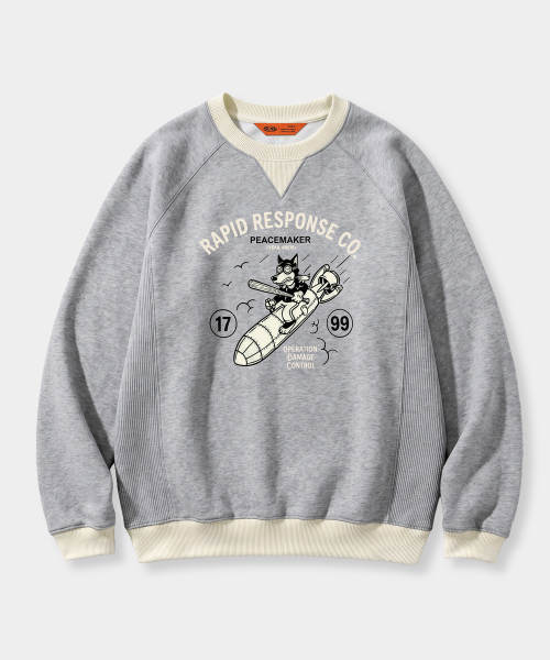 VLAD VINTAGE PEACEMAKER RINGER SWEATSHIRT_4 COLOR