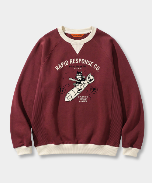 VLAD VINTAGE PEACEMAKER RINGER SWEATSHIRT_4 COLOR
