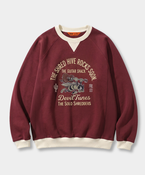 VLAD VINTAGE ARCH RINGER SWEATSHIRT_4 COLOR