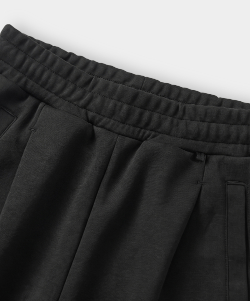 VLAD ONE-TUCK CURVED TRACK PANTS_(3SYMBOL JERSEY) 3 COLOR