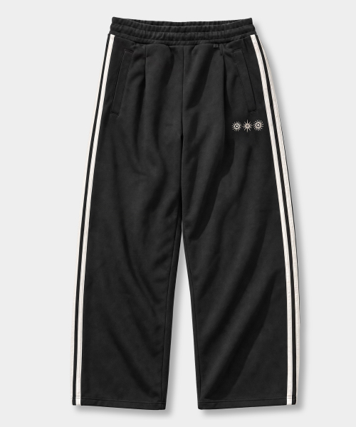 VLAD ONE-TUCK CURVED TRACK PANTS_(3SYMBOL JERSEY) 3 COLOR