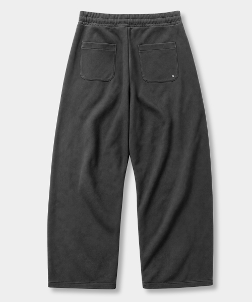 VLAD ONE-TUCK CURVED TRACK PANTS_(3SYMBOL JERSEY) 3 COLOR