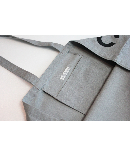 Painetic Cotton Shoulder Bag (GREY)