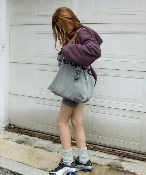 Painetic Cotton Shoulder Bag (GREY)