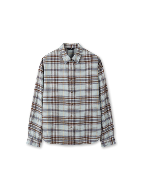 Womens Flannel Loose-Fit Shirts_MSG4WC2400