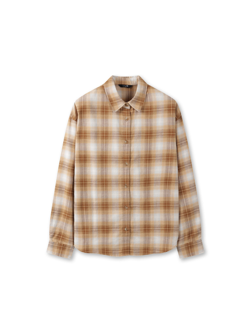 Womens Flannel Loose-Fit Shirts_MSG4WC2400
