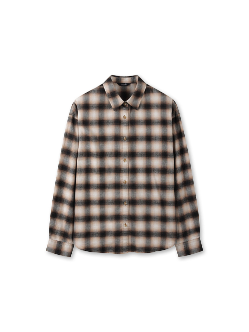 Womens Flannel Loose-Fit Shirts_MSG4WC2400