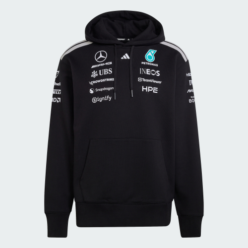 메르세데스 AMG F1 팀 드라이버 후드 스웨트셔츠 - 블랙 / KF0166