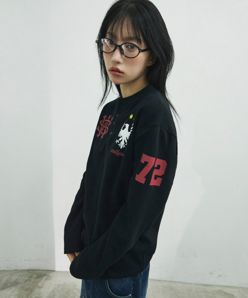 팔콘 헨리넥 롱 슬리브[블랙]