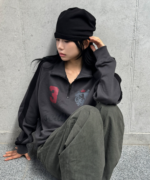 롤링 비니[블랙]