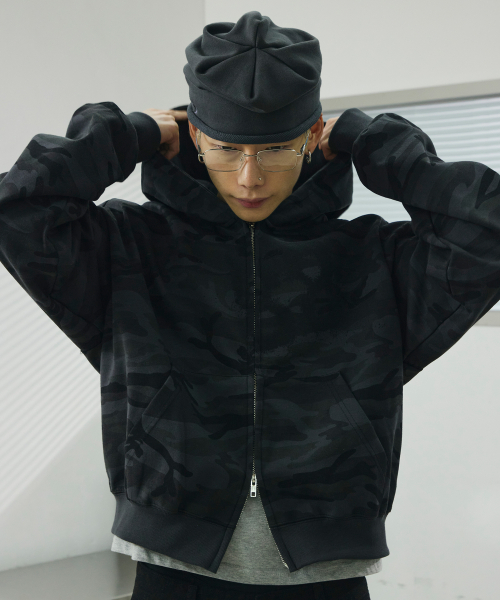 롤링 비니[차콜]