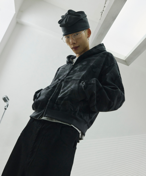 롤링 비니[차콜]
