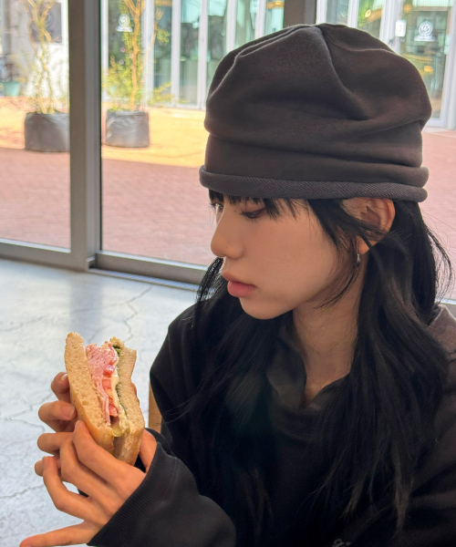 롤링 비니[차콜]