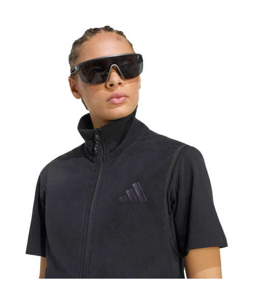 W MT FZ VEST BLACK
