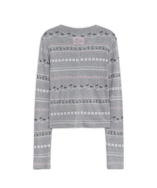 Nordic henry neck top (Gray)