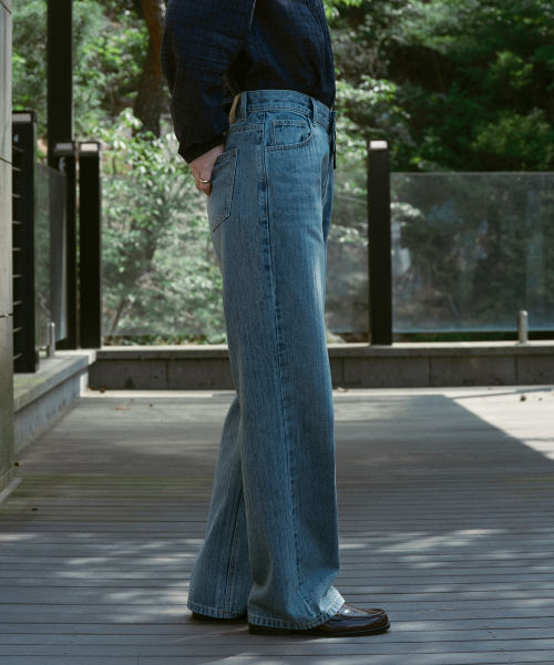 Herringbone Denim Pants J1DP029B