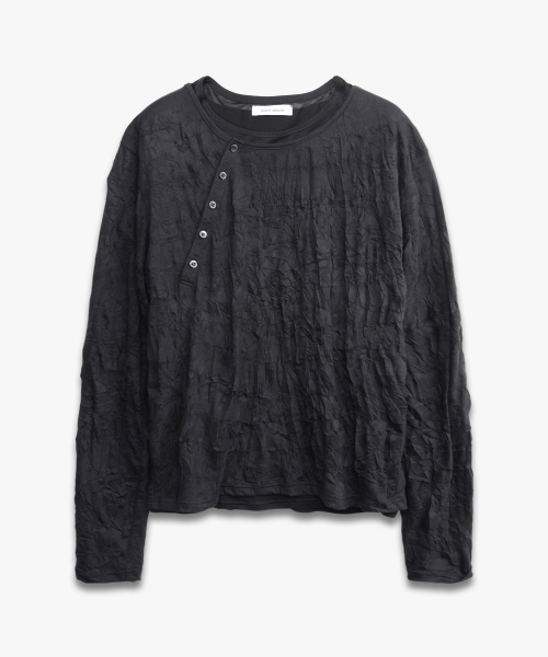 Oblique Layered Long Sleeve BLACK