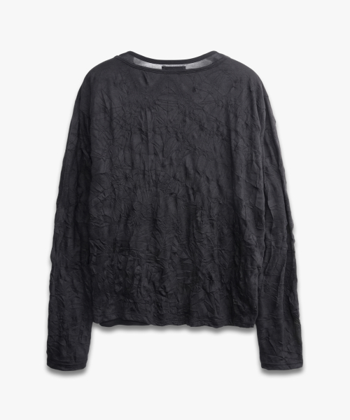 Oblique Layered Long Sleeve BLACK