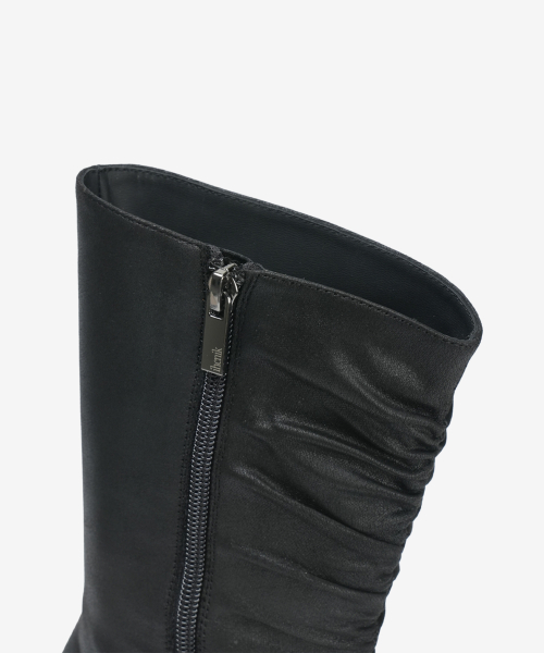 302 gathered sleek boots