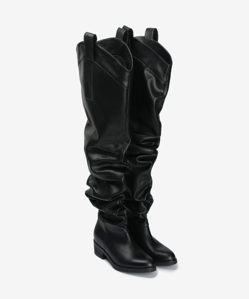 306 western knee-high boots