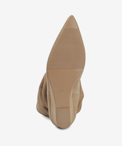 309 fade wedge boots / beige