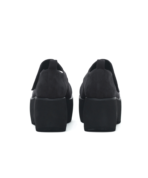 HYS x RMMV spiral platform mary jane (Black)