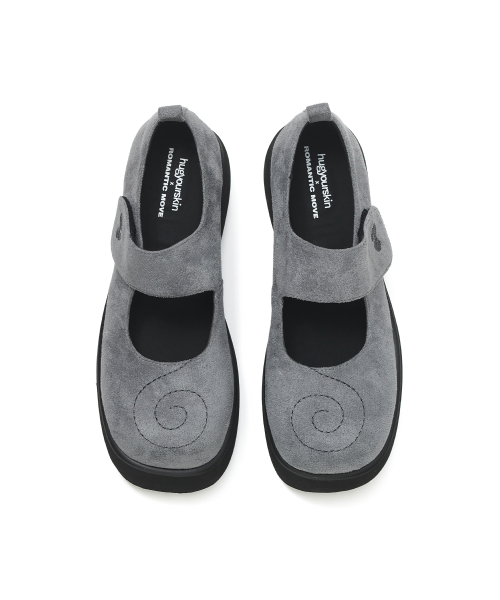 HYS x RMMV spiral platform mary jane (Gray)