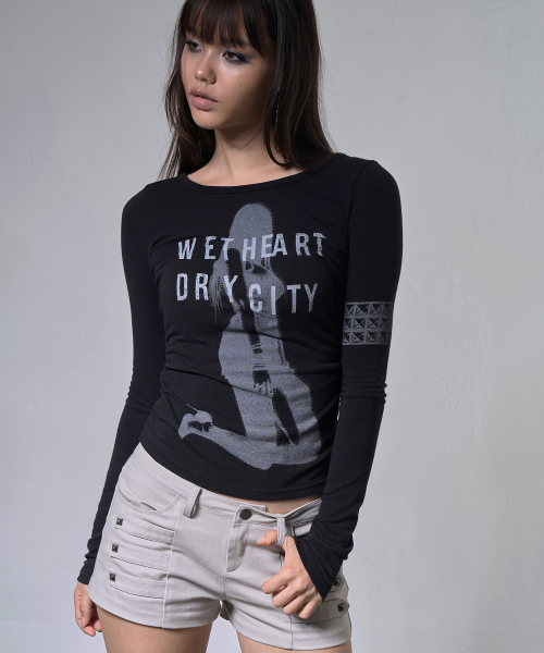 DRY CITY LONG SLEEVE (BLACK) F26ZB529