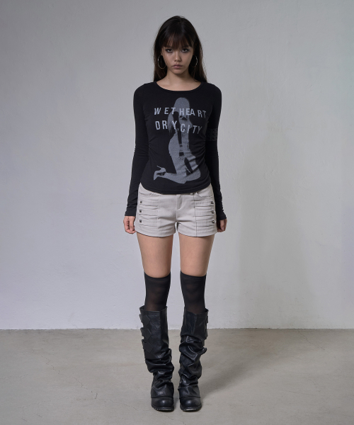 DRY CITY LONG SLEEVE (BLACK) F26ZB529