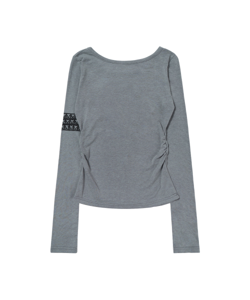 DRY CITY LONG SLEEVE (HEATHER BLUE) F26ZB529