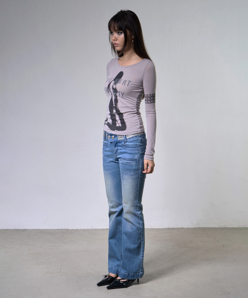 DRY CITY LONG SLEEVE (HEATHER GRAY) F26ZB529