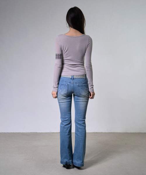 DRY CITY LONG SLEEVE (HEATHER GRAY) F26ZB529