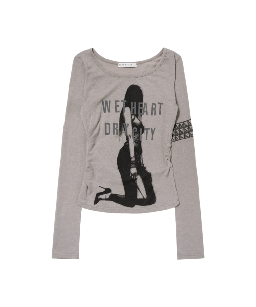 DRY CITY LONG SLEEVE (HEATHER GRAY) F26ZB529