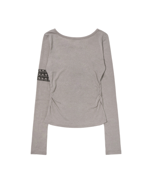 DRY CITY LONG SLEEVE (HEATHER GRAY) F26ZB529