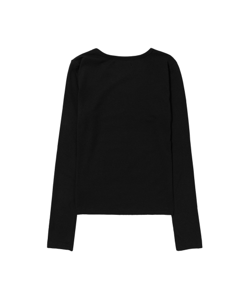 KNUCKLE CHAIN LONG SLEEVE (BLACK) F26ZB526