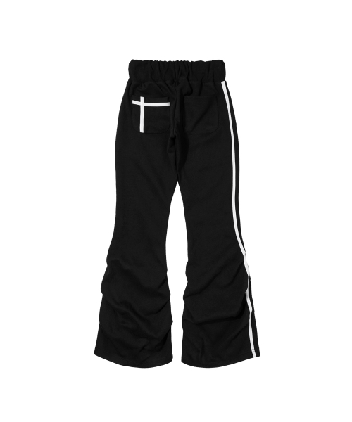 NARCISSISTIC PINTUCK SWEATPANTS (BLACK) F26ZD470