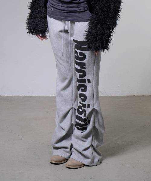 NARCISSISTIC PINTUCK SWEATPANTS (MELANGE) F26ZD470