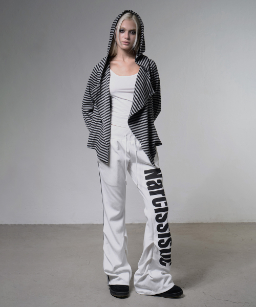 NARCISSISTIC PINTUCK SWEATPANTS (WHITE) F26ZD470