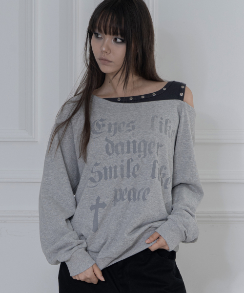 ROSARY NOIRER SWEATSHIRT (MELANGE GRAY) F26ZB016