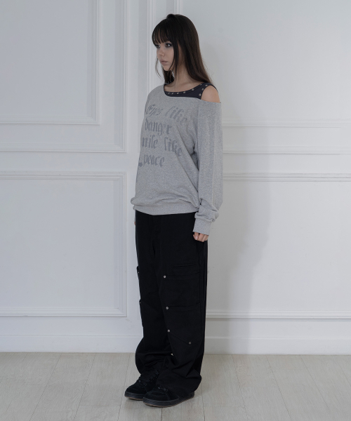 ROSARY NOIRER SWEATSHIRT (MELANGE GRAY) F26ZB016