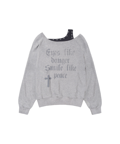 ROSARY NOIRER SWEATSHIRT (MELANGE GRAY) F26ZB016